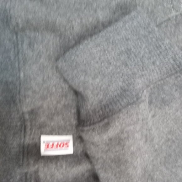 Soffe Gray Youth Classic Hoodied Pull Over Sweatshirt LIght Weight Size XL New - Picture 7 of 10